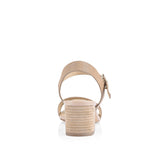 Siren NOELA LOW BLOCK HEEL - Seashell Nappa Kid