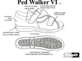Propet PED WALKER SANDAL WPED6 Black