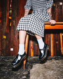 Dr. Martens Womens POLLEY T-Bar Mary Jane Shoes