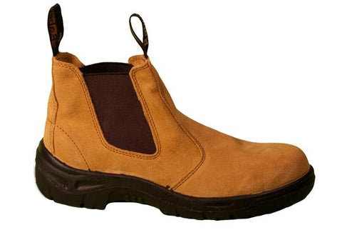 Raben STEEL CAP SLIP ON ELASTIC BOOT Wheat