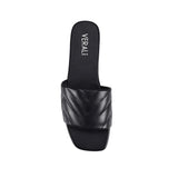 Verali RILEY QUILTED SLIDE Black