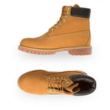 Timberland CLASSIC MENS 6-Inch Premium Waterproof Boots Wheat Nubuck